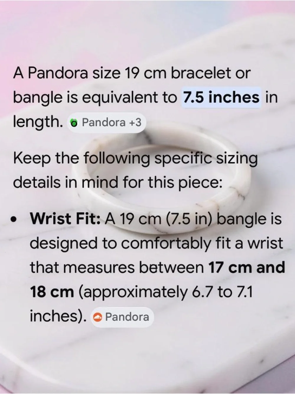 1 Pandora Sterling Silver Eternity Bangle (I have two available) Listing for one